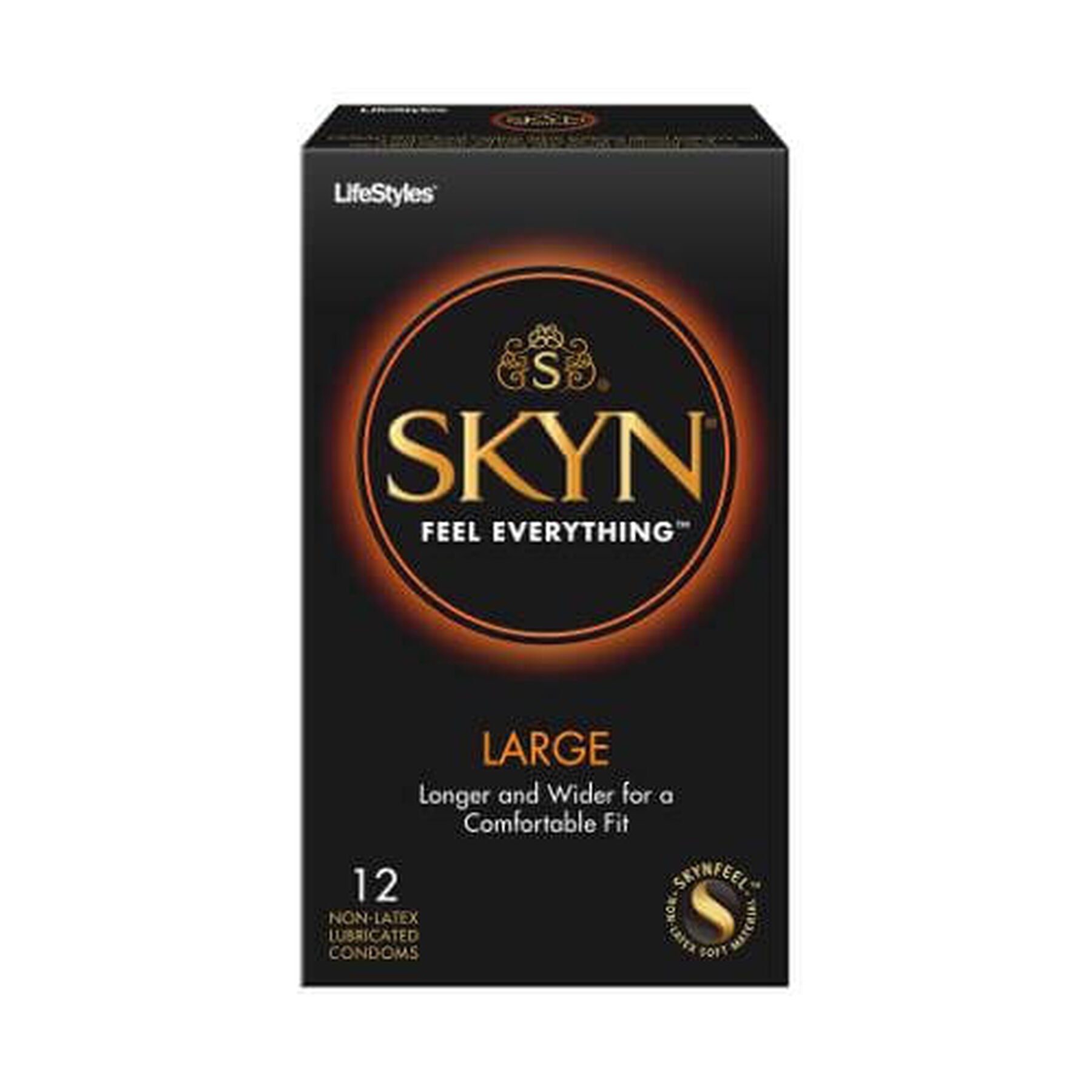 Lifestyles SKYN Large Polyisoprene Condoms, 12 Count