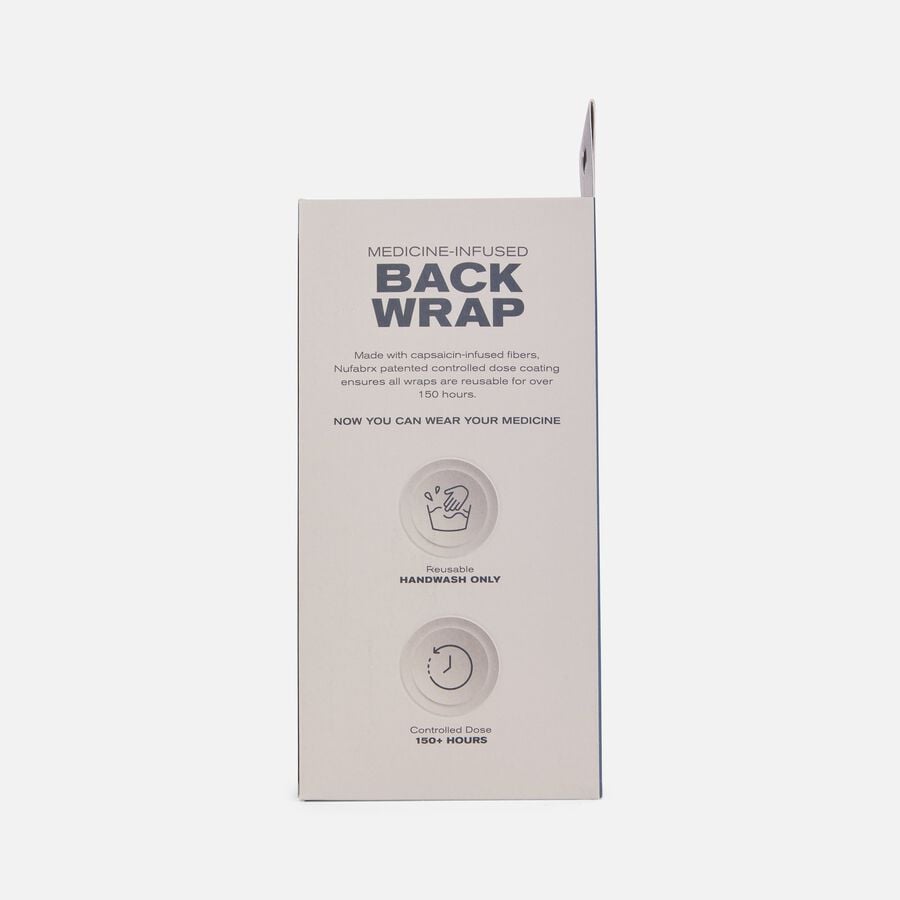 Nufabrx Back Compression Wrap with Pain-Relieving Medicine, , large image number 5