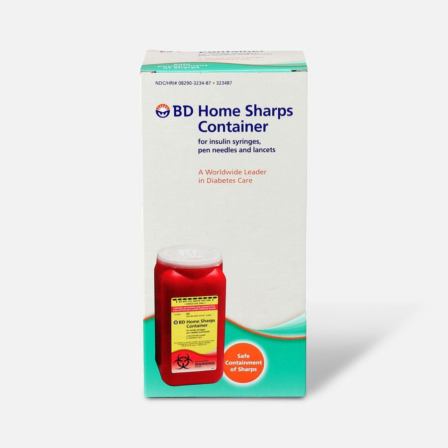 BD Home Sharps Container, , large image number 0