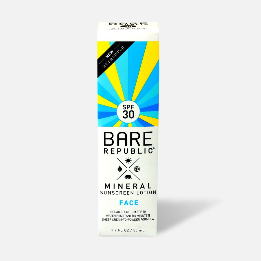 Bare Republic Mineral SPF 30 Face Sunscreen Lotion, 1.7 oz., , large image number 1