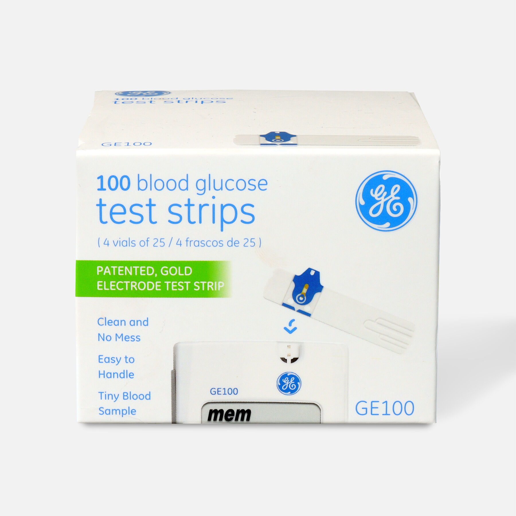 HSA Eligible GE100 Test Strips, 100 ct. HSA Eligible