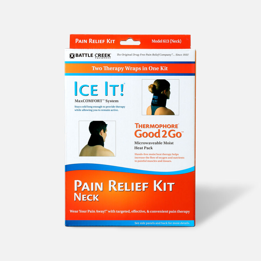 Battle Creek Neck Pain Kit with Moist Heat and Cold Therapy, , large image number 0