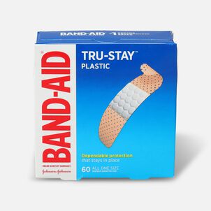 BandAid Plastic Strips Bandages 60 ea