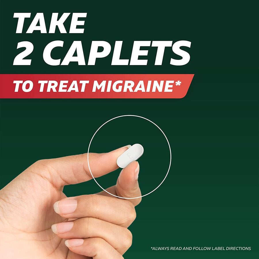 Excedrin Migraine Extra Strength Caplets, 200 ct., , large image number 4
