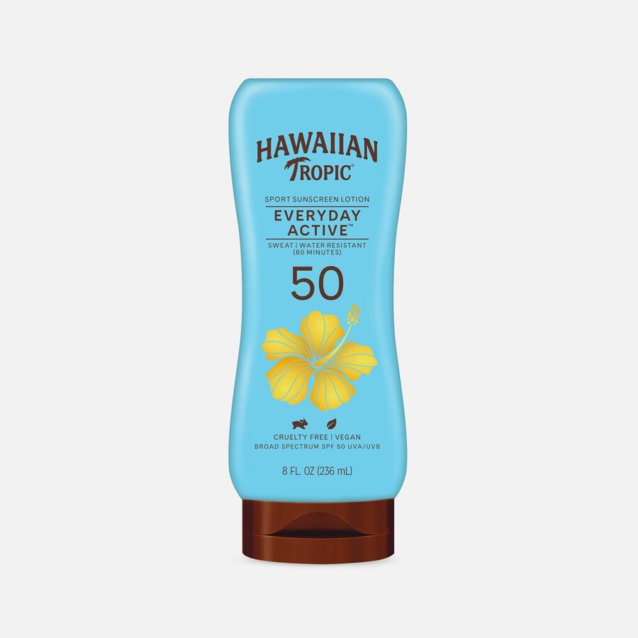 Hawaiian Tropic Island Sport Lotion Sunscreen SPF 50, 8 oz., , large image number 0