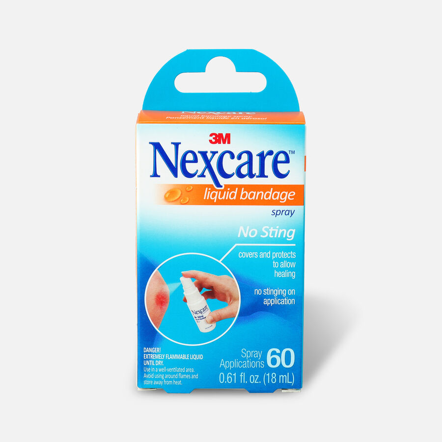 Nexcare No Sting Liquid Bandage Spray, .61 fl oz