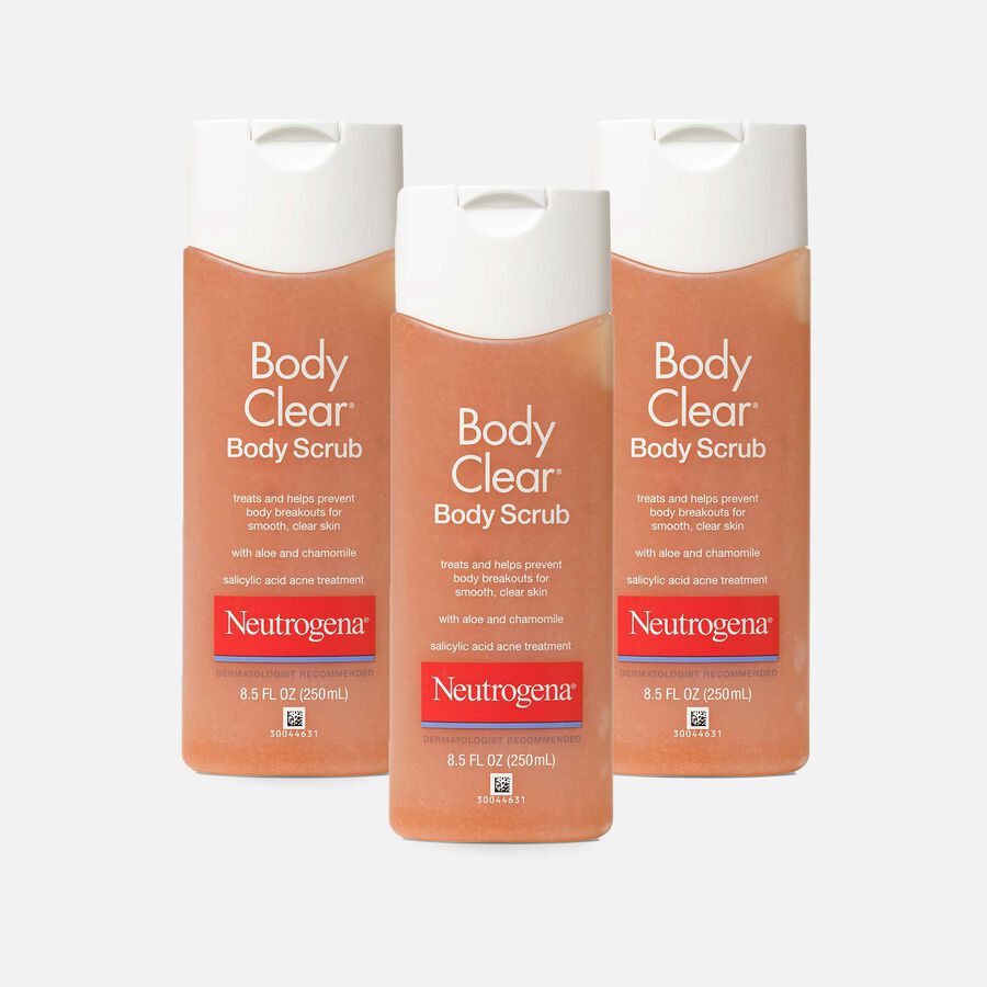 Neutrogena Body Clear Body Scrub, 8.5 oz. (3-Pack), , large image number 0