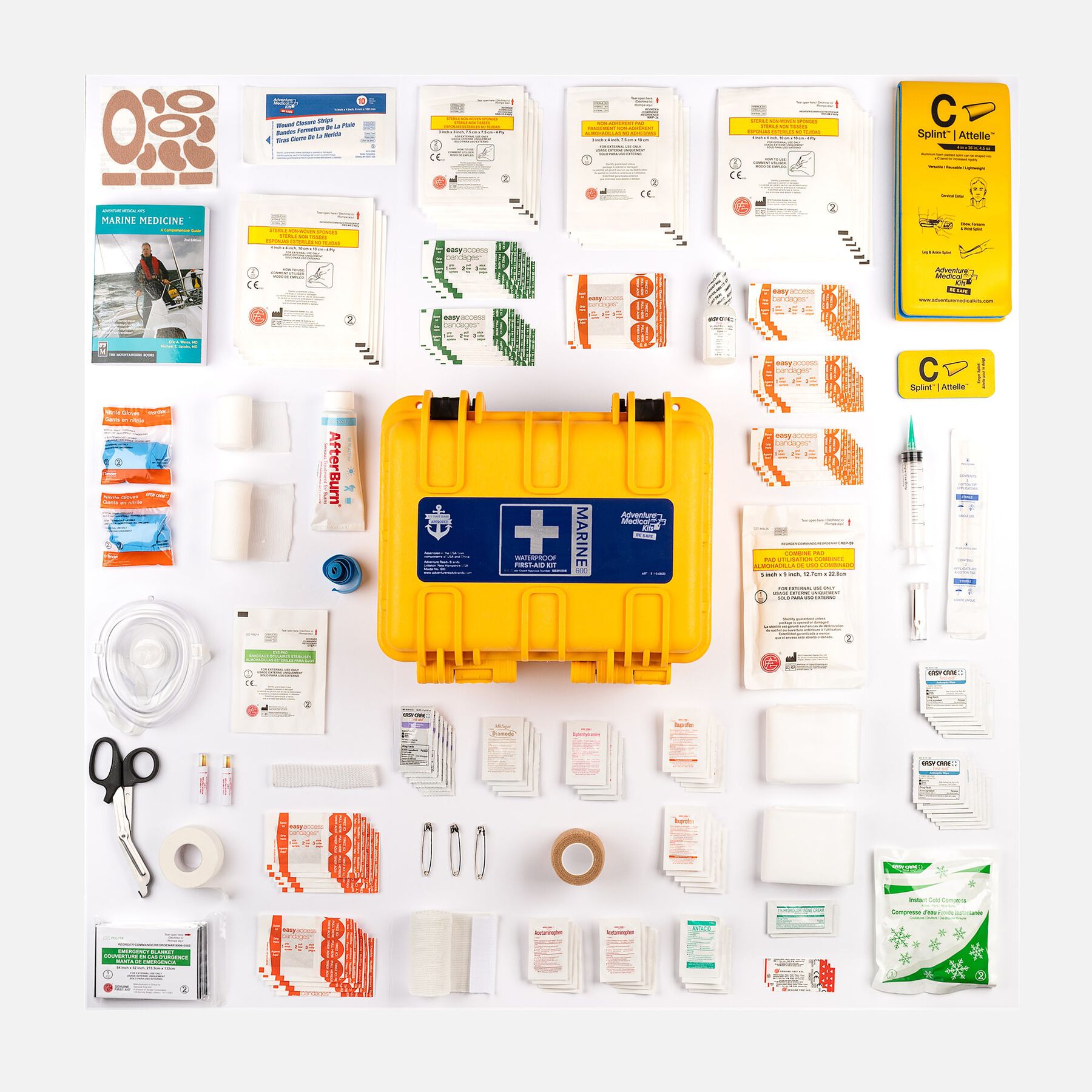 Adventure Medical MARINE Series Medical Kit, 600 Waterproof First Aid Kit