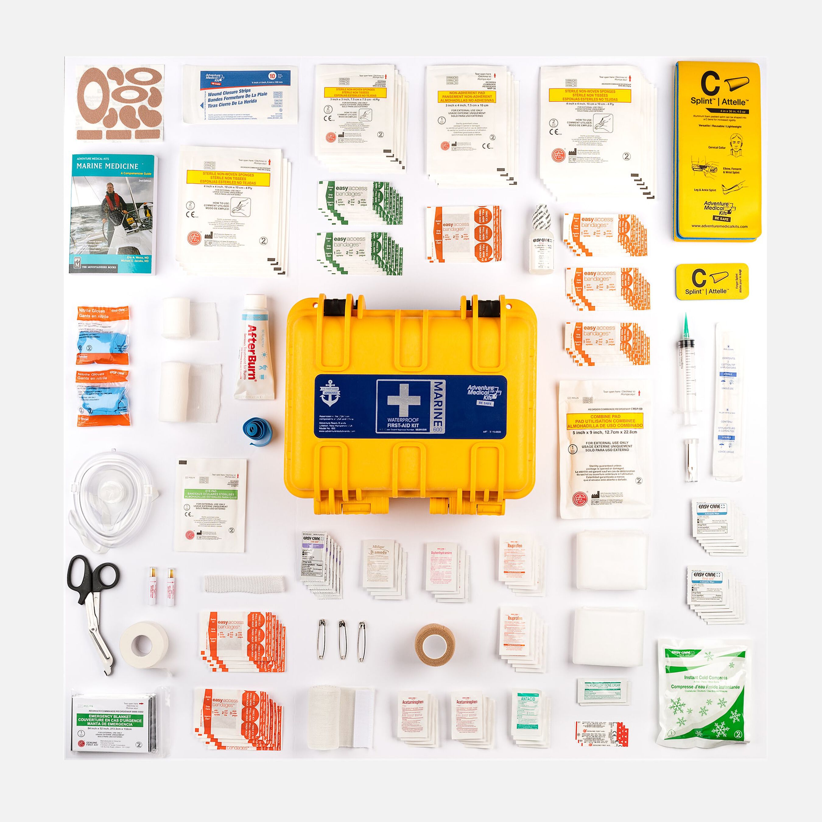 Adventure Medical MARINE Series Medical Kit, 600 Waterproof First Aid Kit