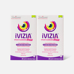iVIZIA Eyelid Cleansing Wipes, 20 ct. (2-Pack)