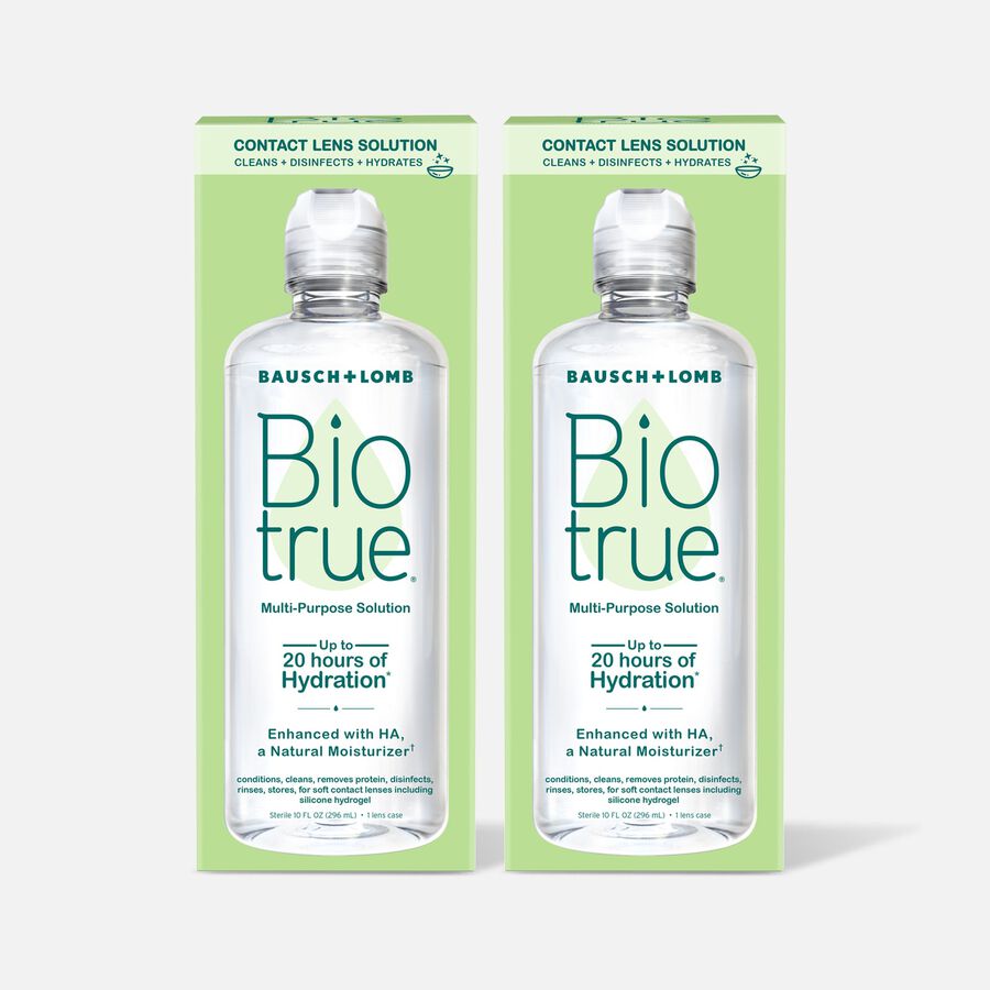 Bausch + Lomb Biotrue Multi-Purpose Solution for Soft Contact Lenses, 10 fl oz. (2-Pack), , large image number 0