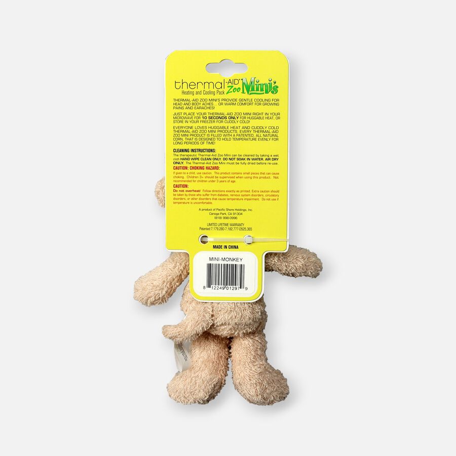 Thermal-Aid Mini Zoo Monkey Hot and Cold Pack, , large image number 1