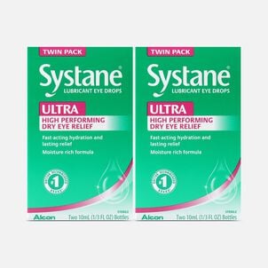 Systane Ultra Lubricating Eye Drops, 10 mL, Twin Pack (2-Pack)