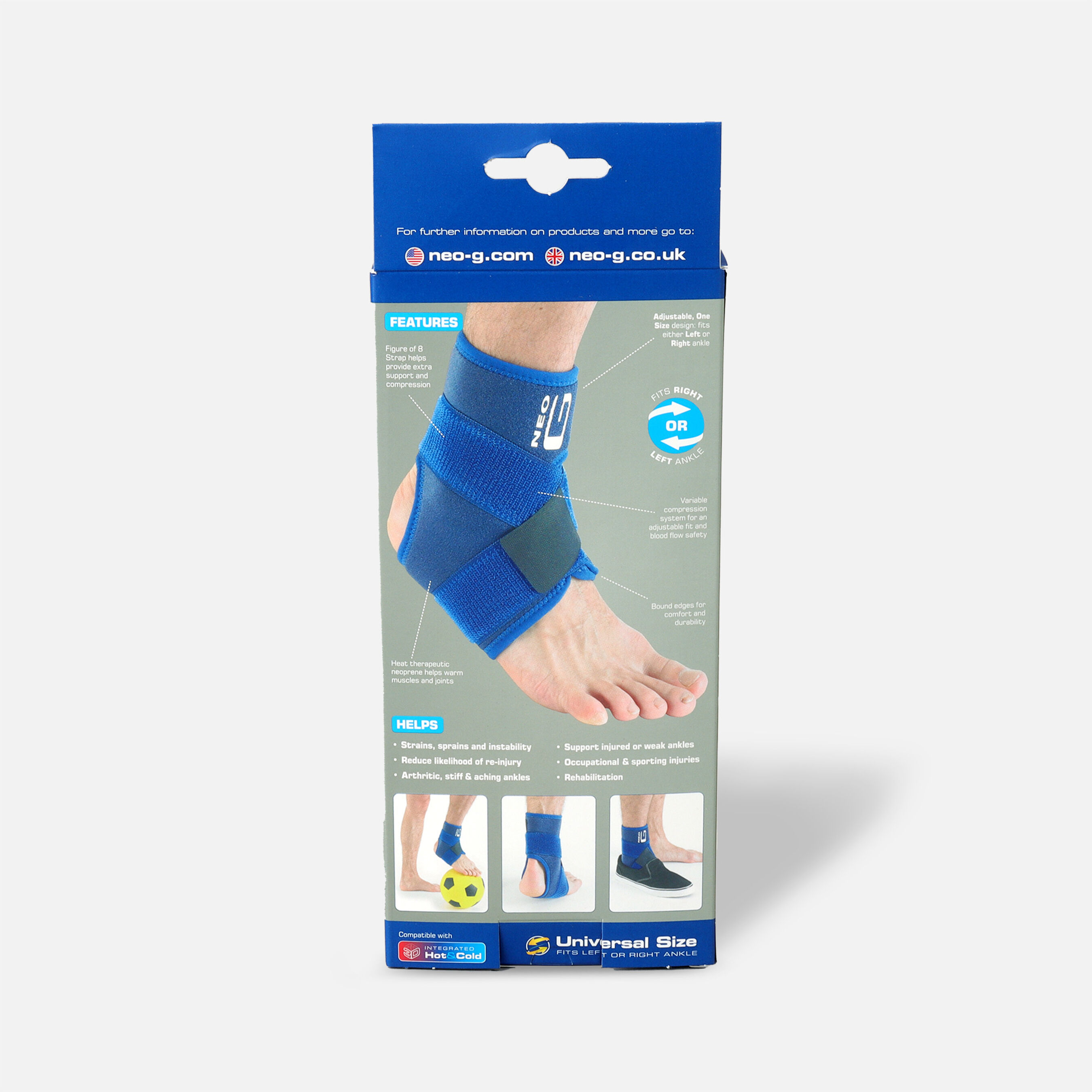 Neo G Figure of 8 Ankle Brace, One Size