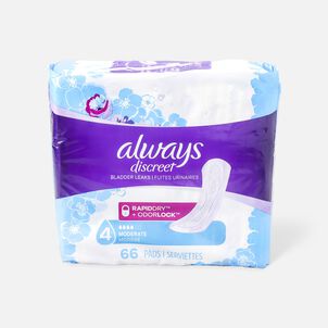 Always Discreet Heavy Incontinence Pads 48 Count