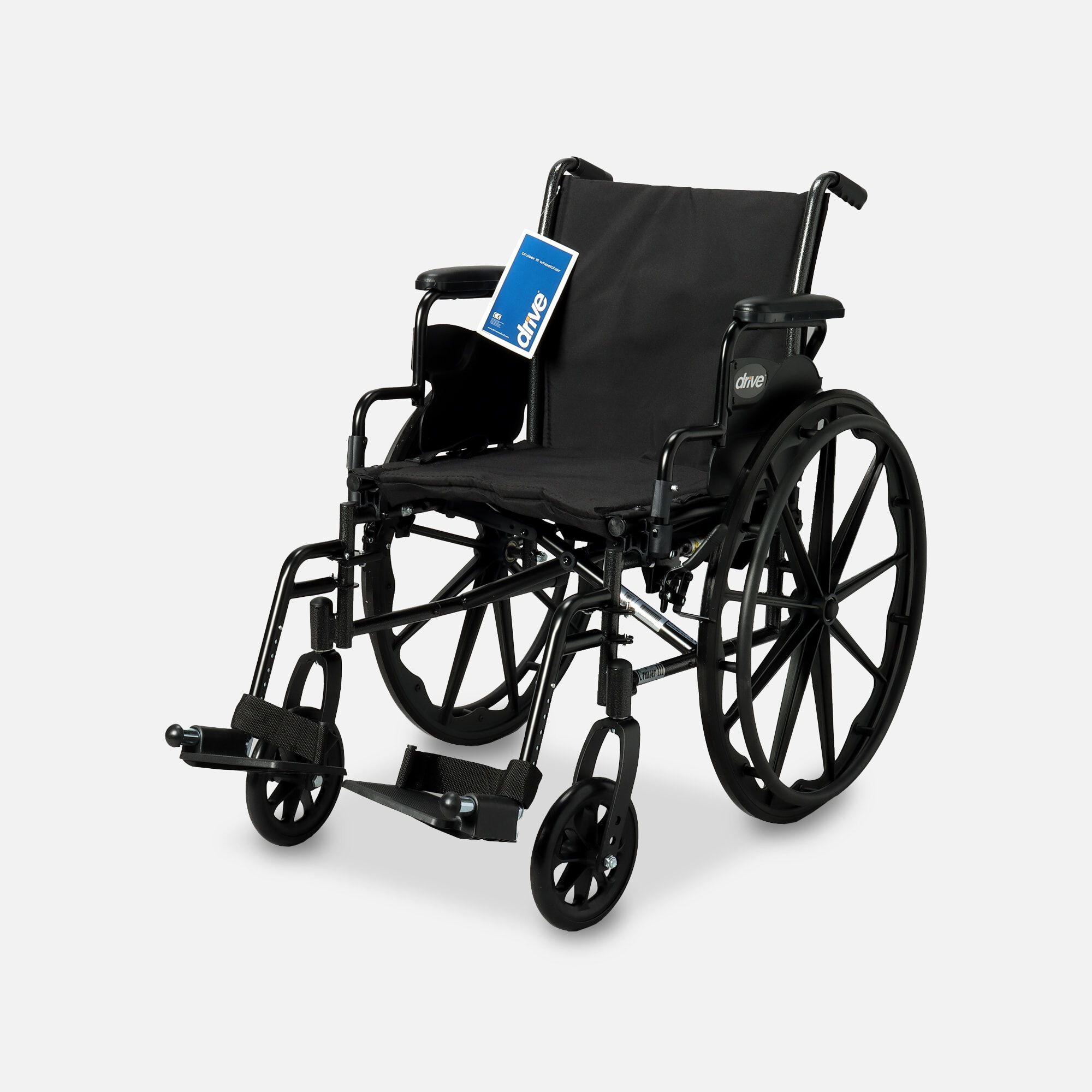 HSA Eligible Drive Cruiser III Lightweight Wheelchair, Swing Away