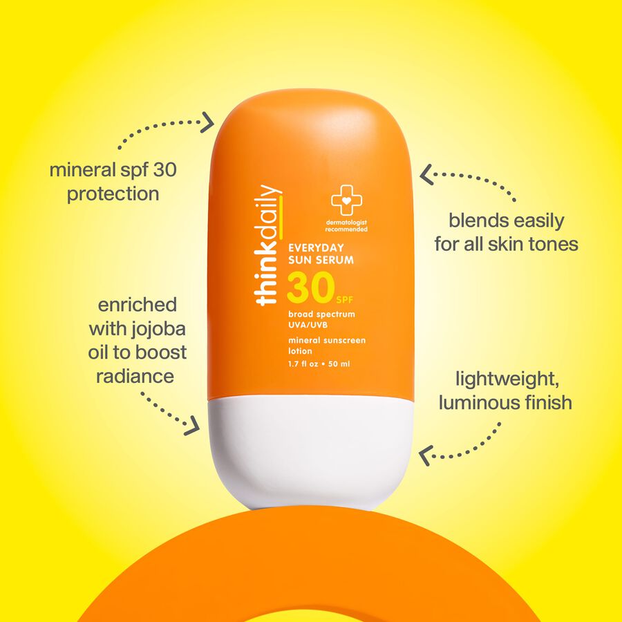 thinkdaily Everyday Sun Serum, SPF 30, 1.7 fl. oz., , large image number 2