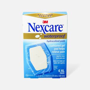 Nexcare Advanced Healing Waterproof Hydrocolloid Pads XL  6ct