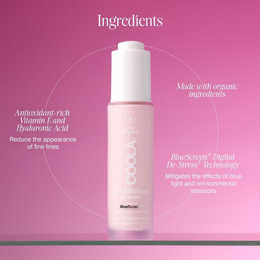 COOLA Sun Silk Drops Organic Face Sunscreen SPF 30, , large image number 1