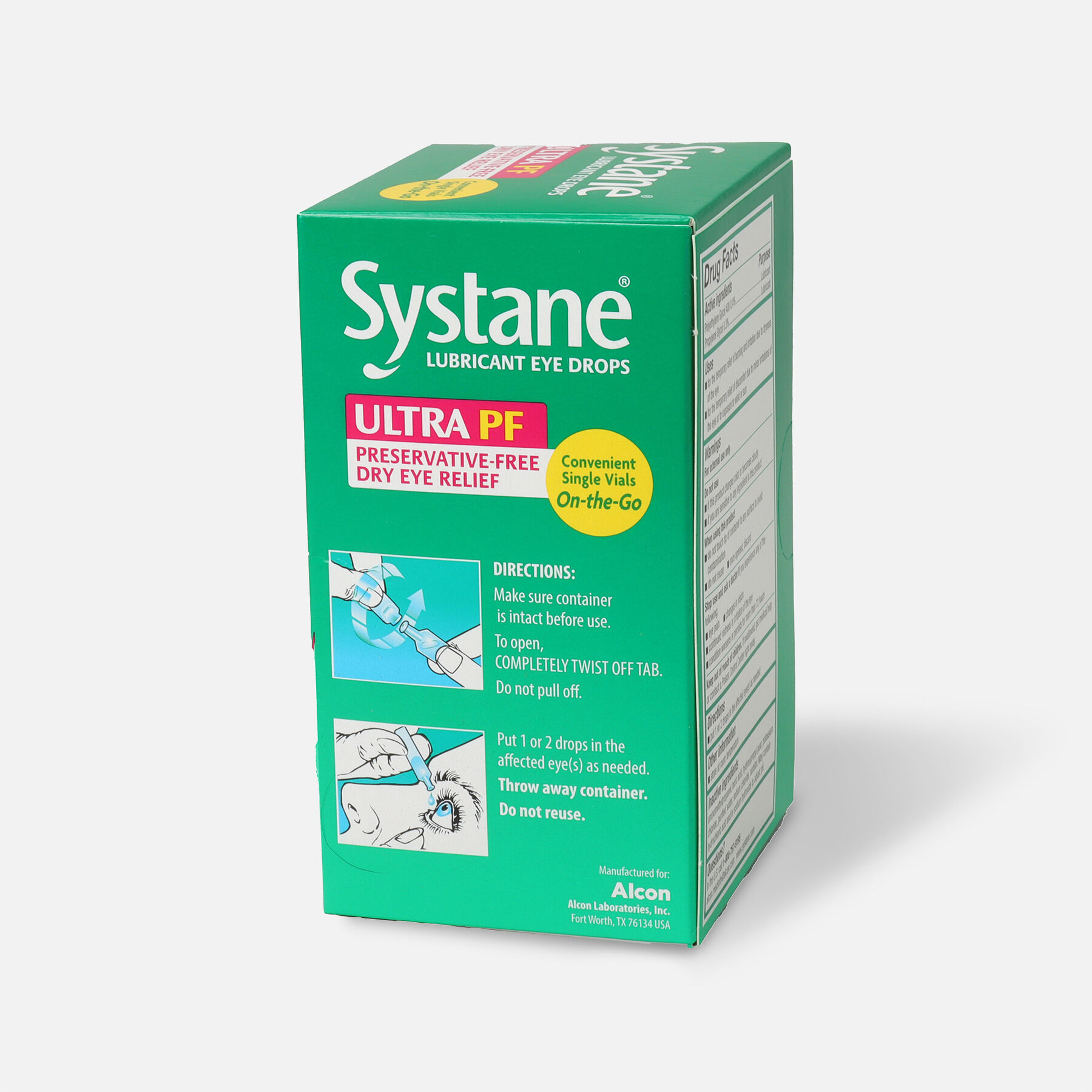 Systane Ultra Preservative Free Lubricant Eye Drops, 60 ct Systane Ultra Preservative Free Lubricant Eye Drops, 60 ct