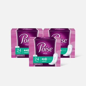 Poise Pantyliners Very Light Extra Coverage, Long, 44 ct. (2-Pack)