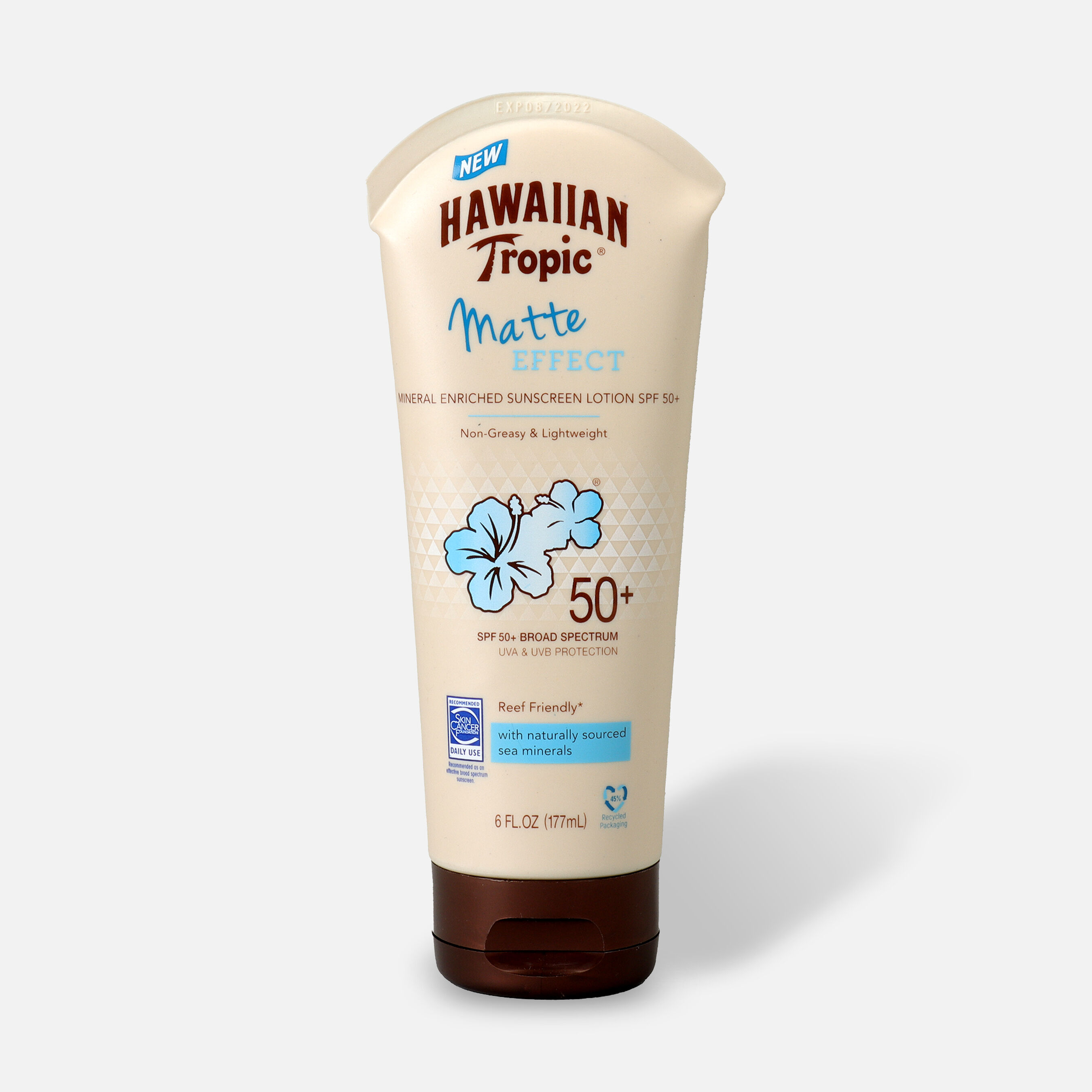 Hawaiian Tropic Matte Effect Sunscreen Lotion, 6oz.