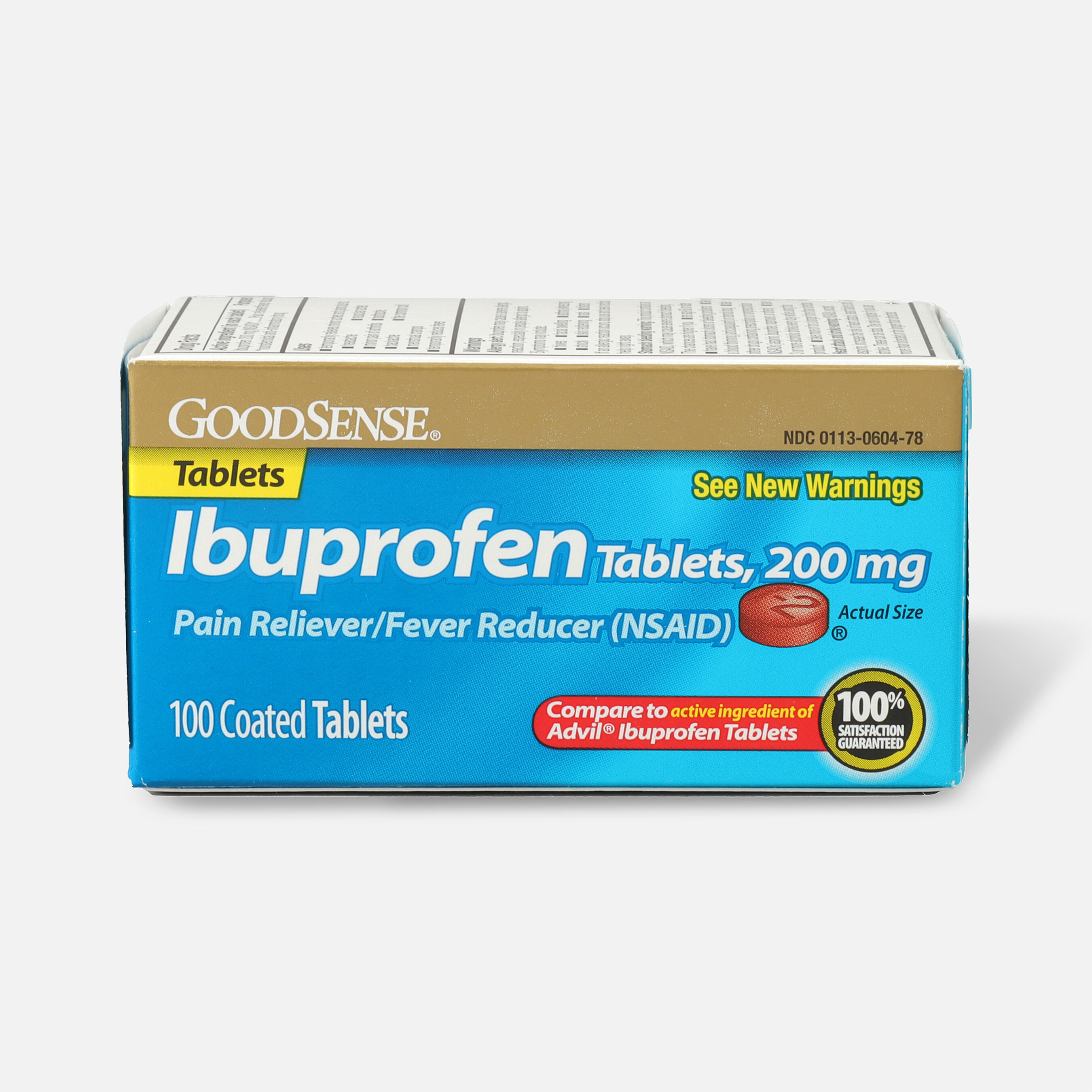 GoodSense® 200mg Ibuprofen Tablet 100 Count