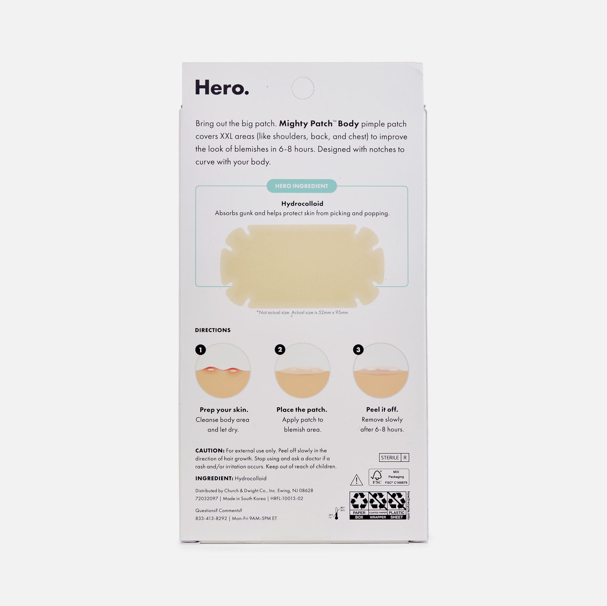 Mighty Patch Body, 4 ct. by Hero Cosmetics | HSA Store