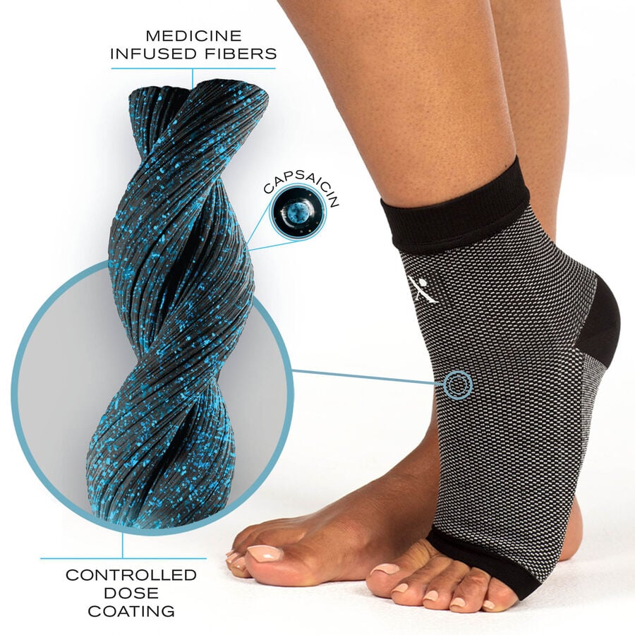 Nufabrx Medicine Infused Ankle Sleeve, , large image number 2