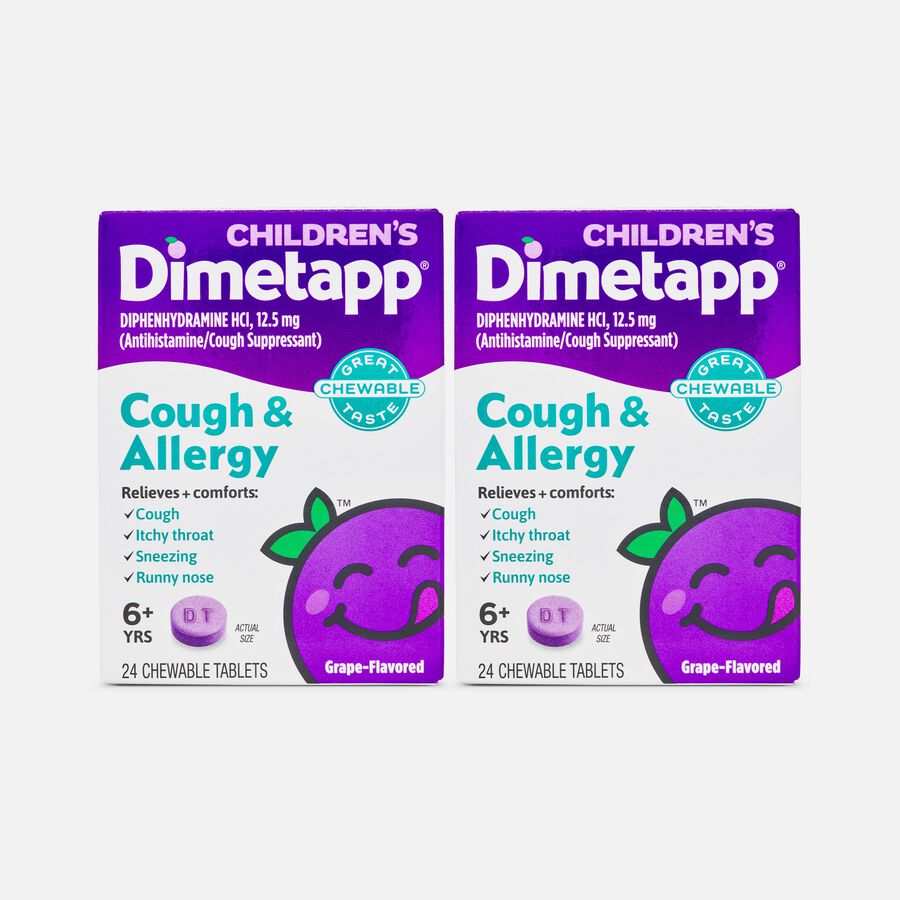 HSA Eligible Children's Dimetapp Cough & Allergy Chewable, 24 ct. (2 ...