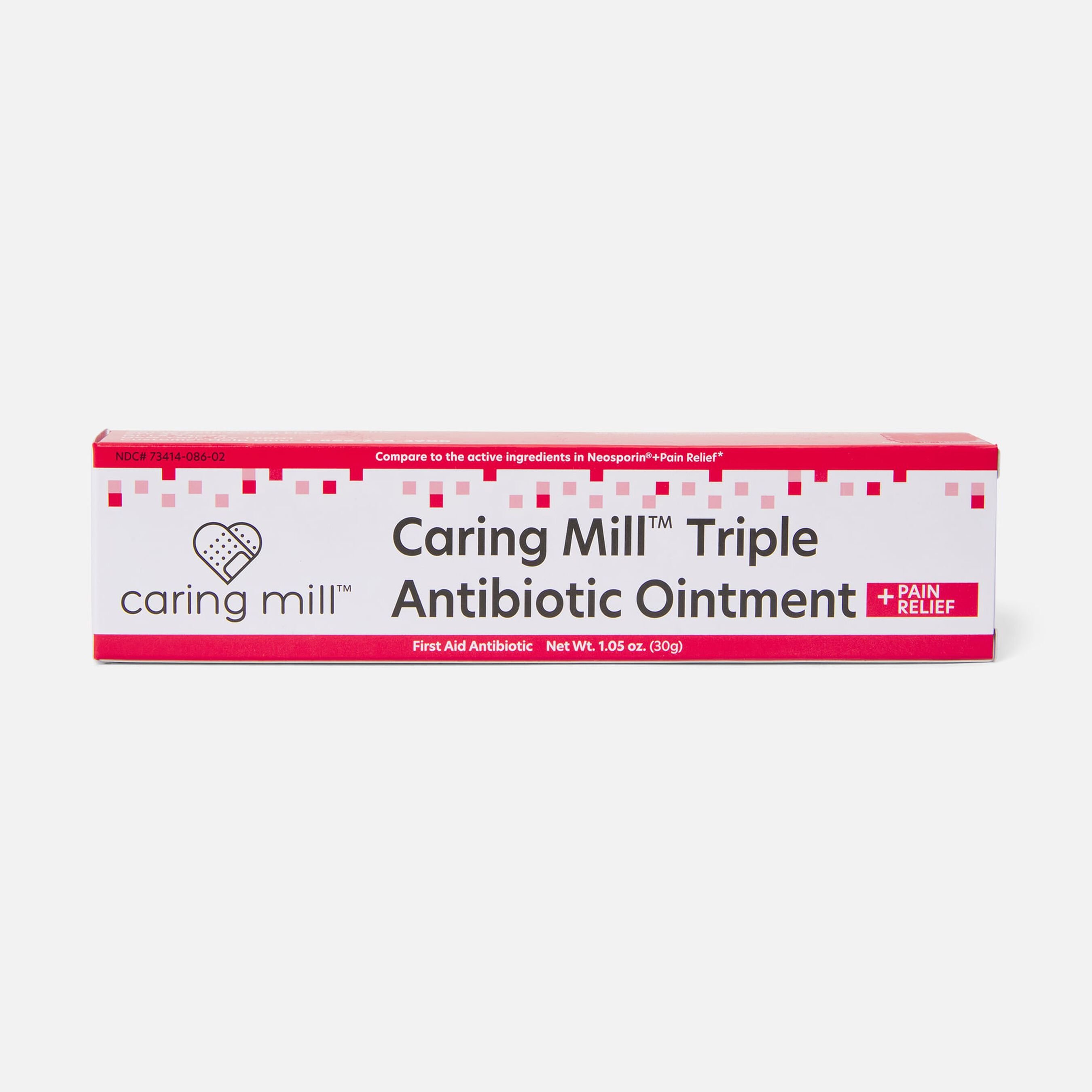 HSA Eligible Caring Mill™ 3x Antibiotic Ointment Plus Pain Relief 1 oz