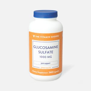 Vitamin Shoppe Glucosamine Sulfate Capsules, For Joint Support, 1,000 mg, 240 ct.
