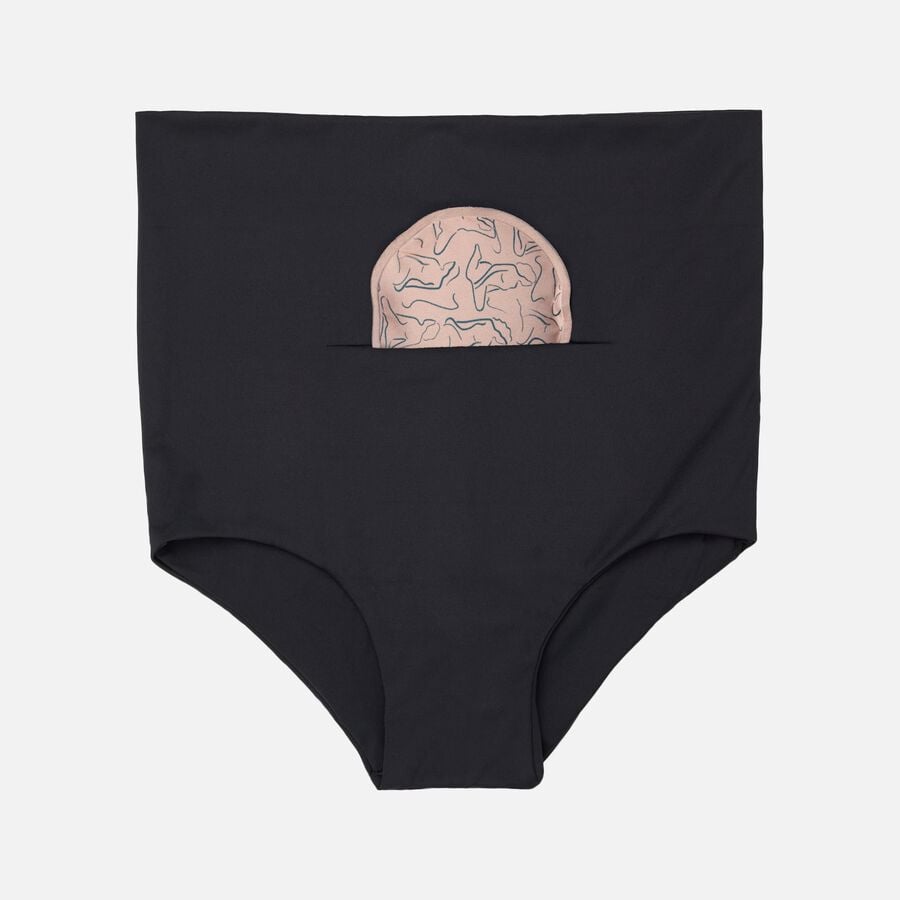 Nyssa FourthWear Postpartum Recovery Underwear & Between Legs Ice/Heat Pack, Black, , large image number 0