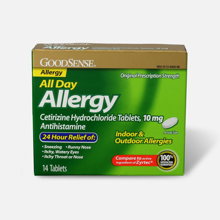 GoodSense® All Day Allergy Relief, Cetirizine HCl Tablets 10 mg, , large image number 0