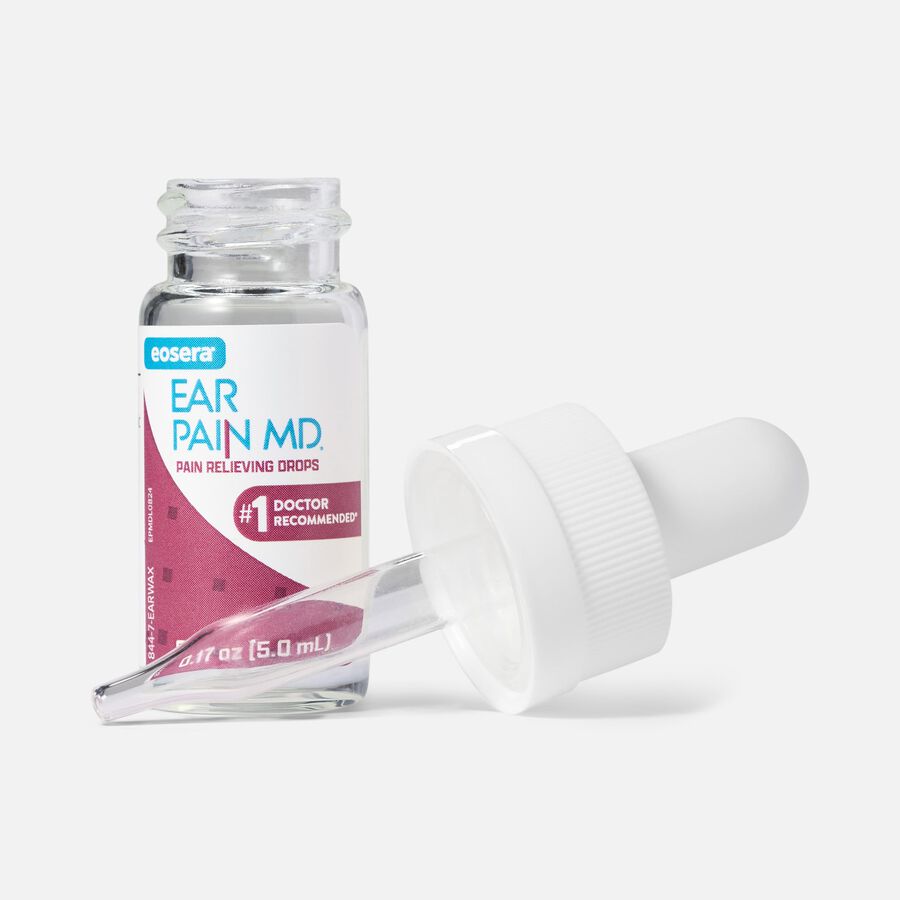 eosera&reg; EAR PAIN MD&reg; Relief Drops with 4% Lidocaine, 0.17 fl. oz., , large image number 3