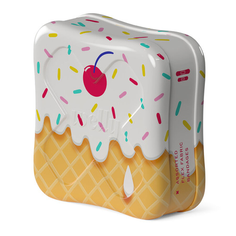 Welly Bravery Badges Ice Cream Assorted Flex Fabric Bandages 48ct
