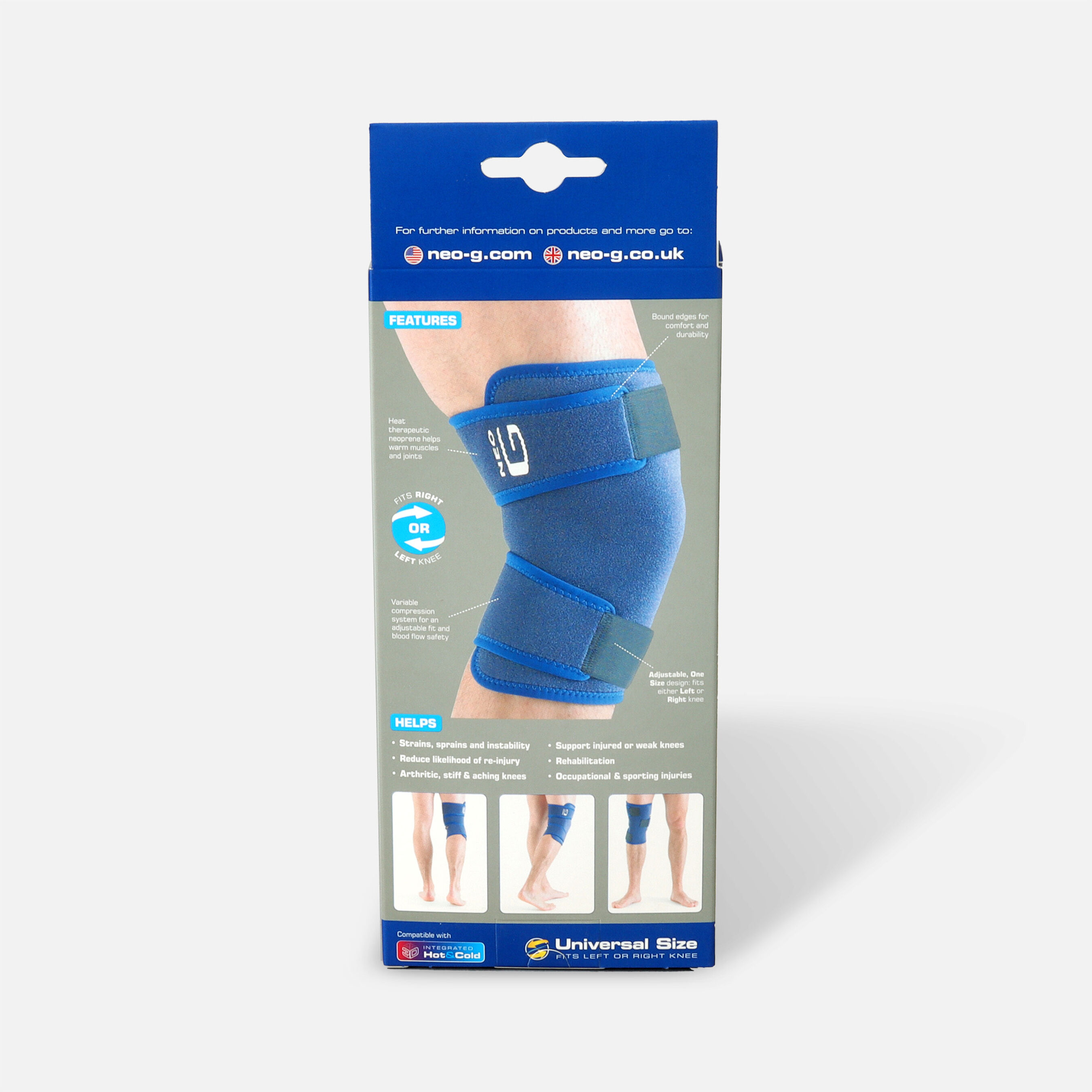 Neo G Closed Knee Support, One Size