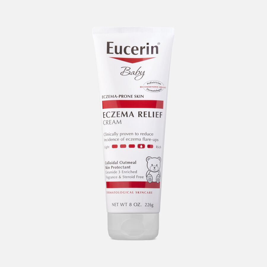 Eucerin Baby Eczema Cream, 8 oz., , large image number 0