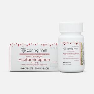 Caring Mill™ Acetaminophen Adult Pain Reliever/Fever Reducer Extra Strength Caplets