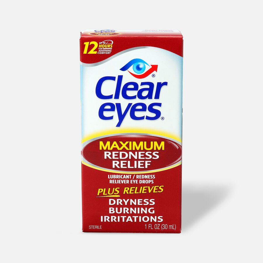 Clear Eyes Max Redness Relief Drops, 1 oz., , large image number 1
