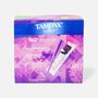 Tampax Radiant Tampons Super Absorbency with BPA-Free Plastic Applicator and LeakGuard Braid, Unscented, 28 ct., , large image number 1
