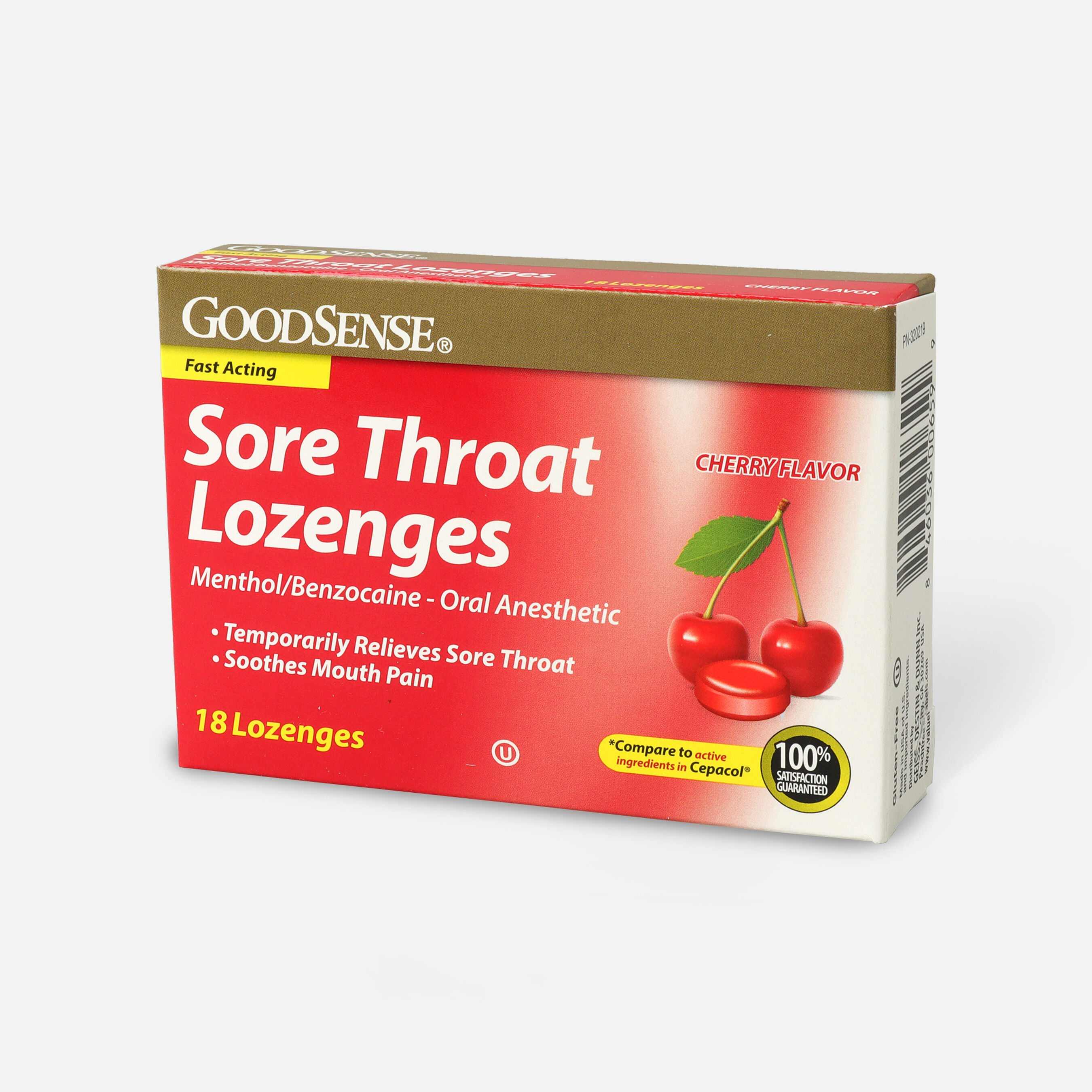 Goodsense® Sore Throat Lozenge 18 Count Cherry