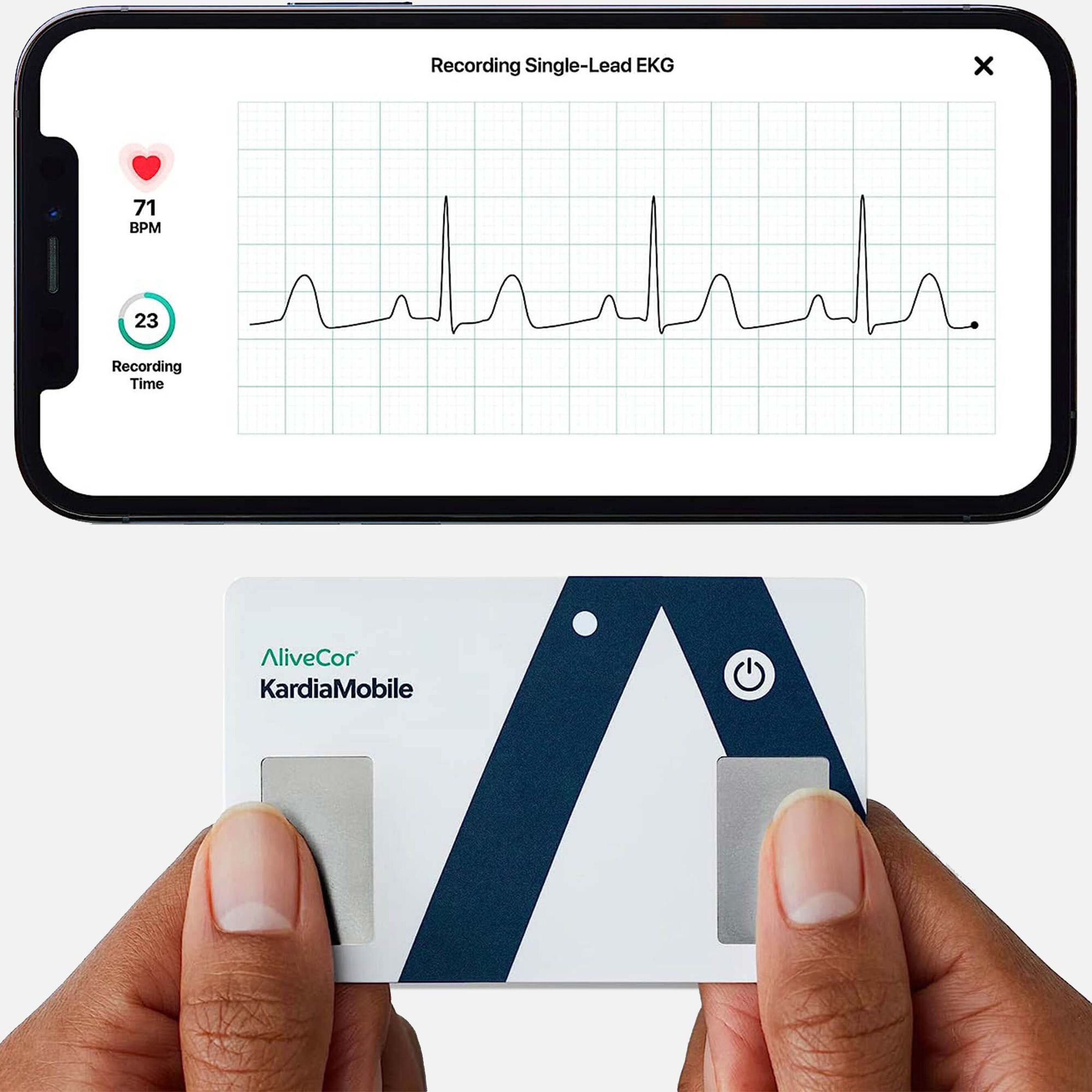 Hsa Eligible Alivecor Kardiamobile Card Personal Ekg Monitor 