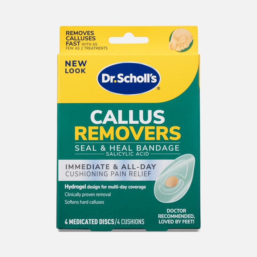 Dr. Scholl's Hydrogel Callus Removers With Seal And Heal Bandage, 4 ct., , large image number 0