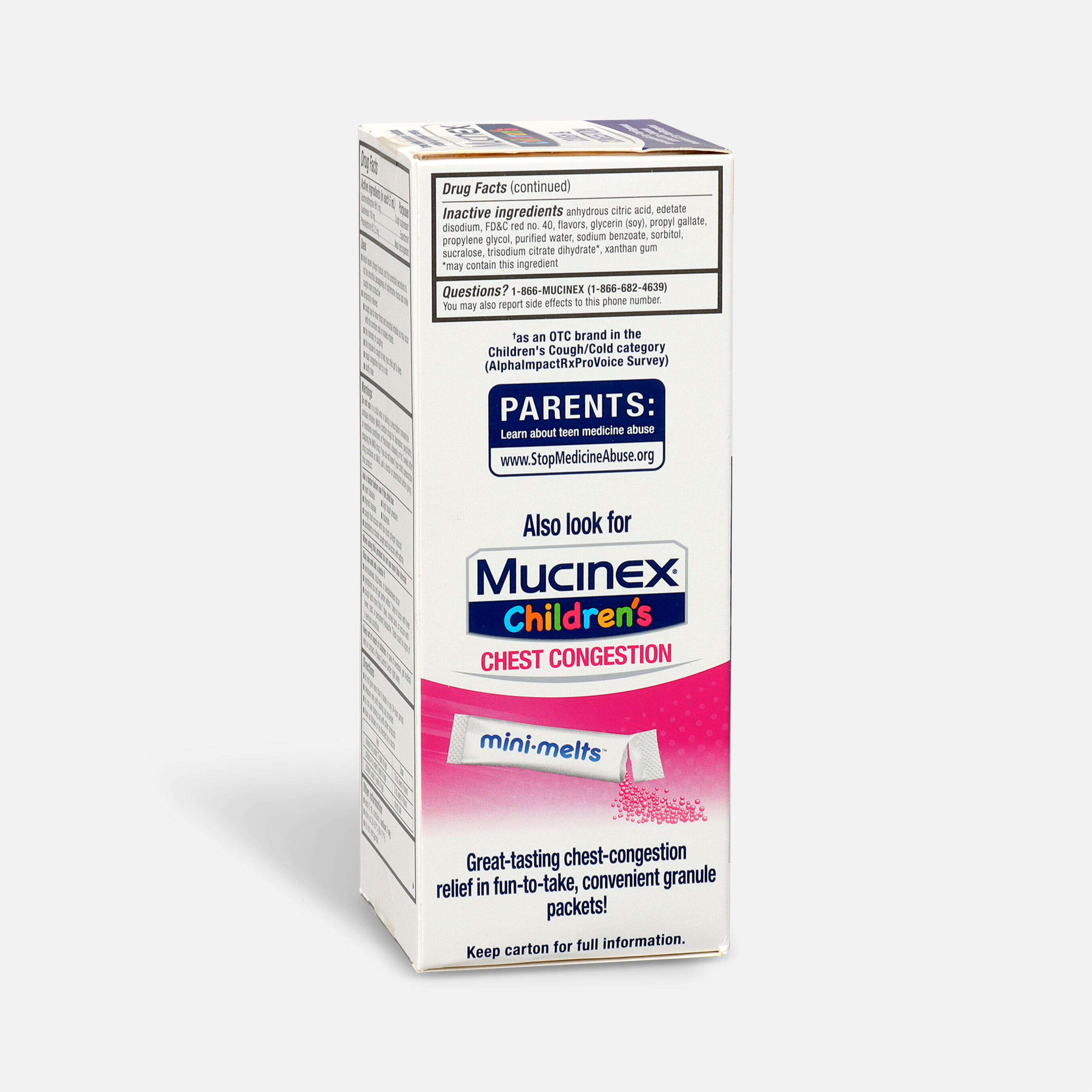 Mucinex Children's Liquid Congestion and Cough, Berrylicious, 6.8 oz