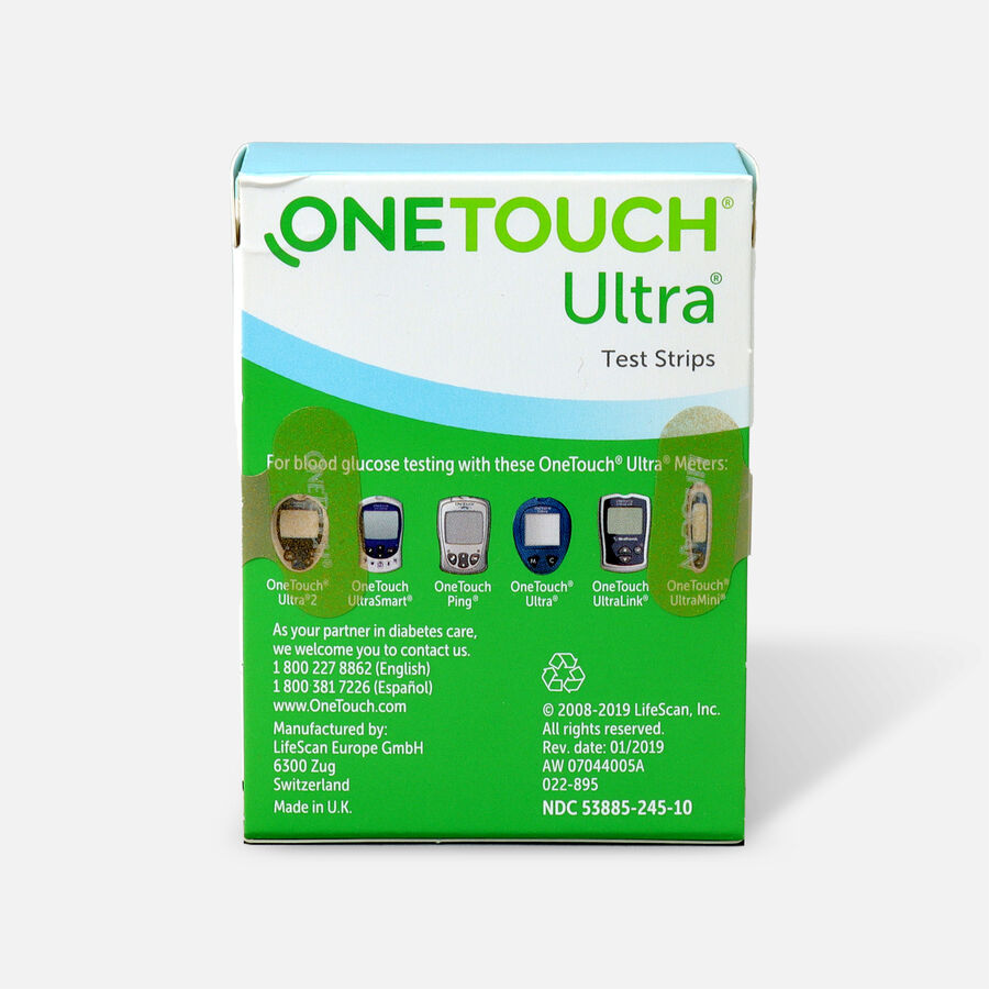 OneTouch Ultra Blue Test Strips, 100 ct., , large image number 1