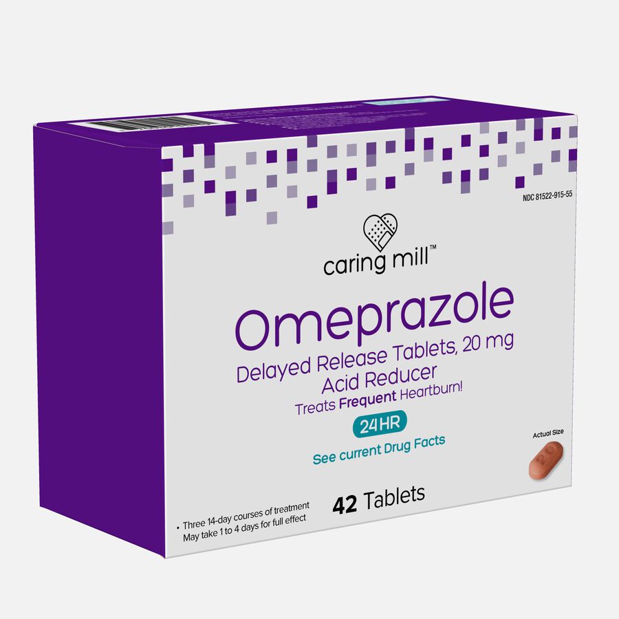 Caring Mill™ Omeprazole Delayed Release Tablets, 42 ct., , large image number 3