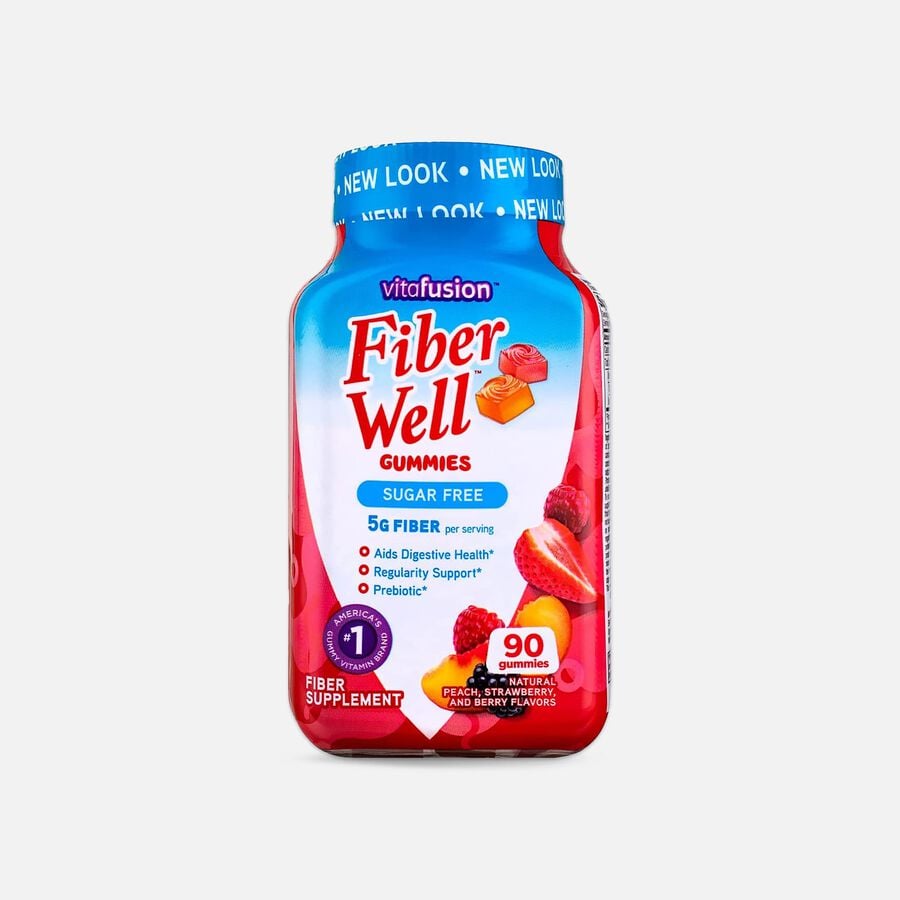 Vitafusion Fiber Well Gummies, Sugar-Free, 90 ct., , large image number 0