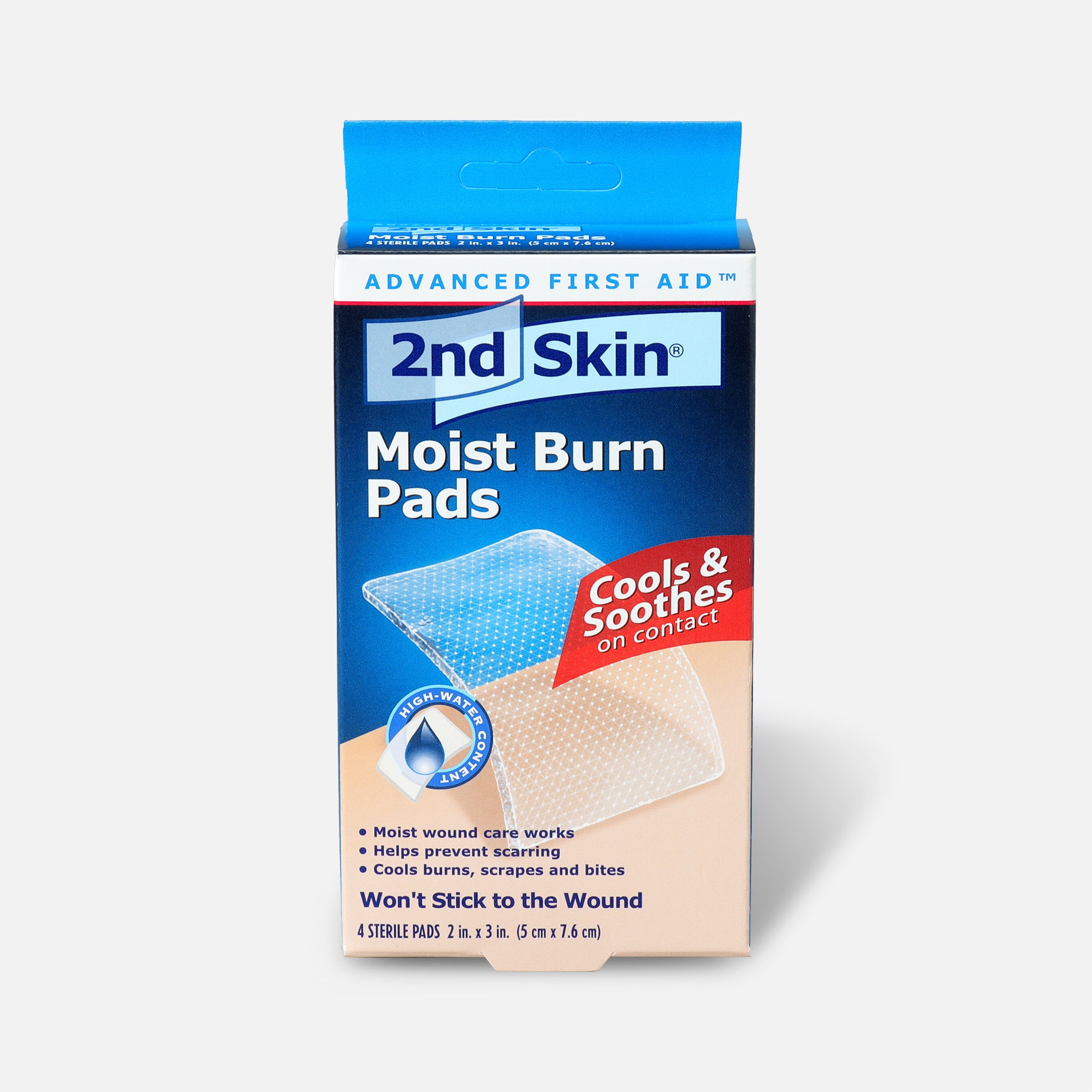2nd Skin Moist Burn Medium Pads 2 2nd Skin Moist Burn Medium Pads 2