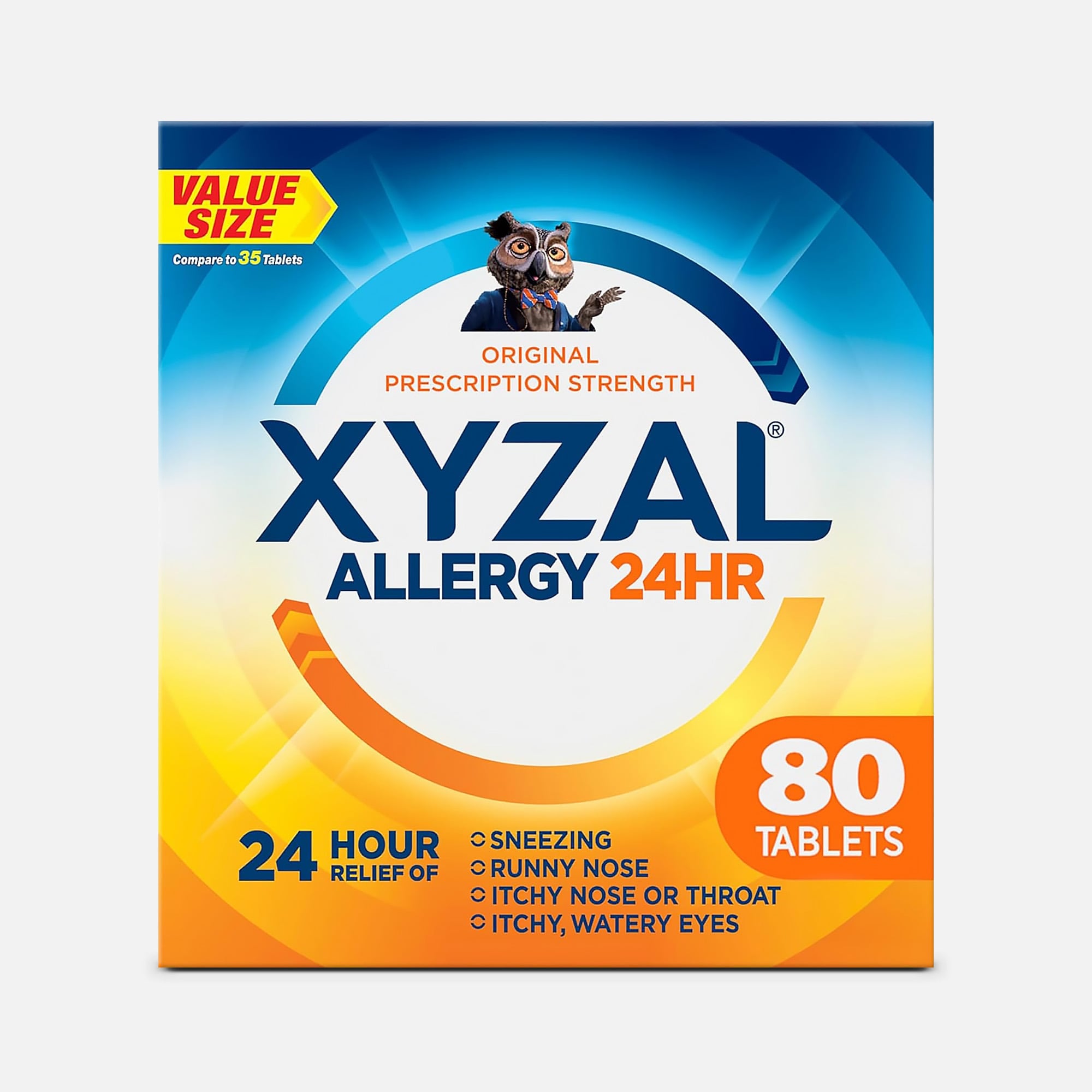 Xyzal 24 Hour Allergy Medicine, 80 ct.